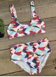 Women's Geometric Colorful Bikini